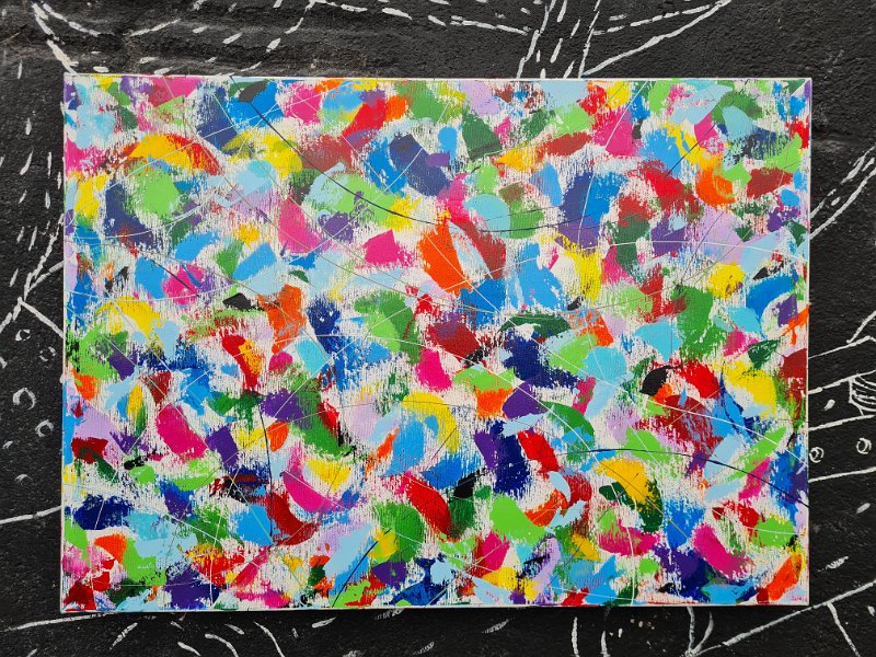 Impression 1 2016, 50x70, Acryl auf LW, € 450